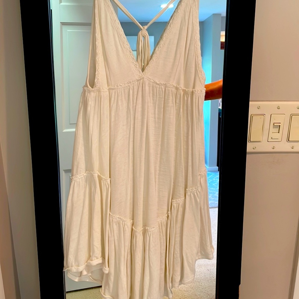 Free People flowy tank xs off white